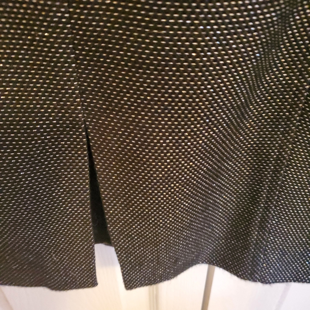 Coldwater Creek Black With Silver Dress S 10 - Picture 7 of 10